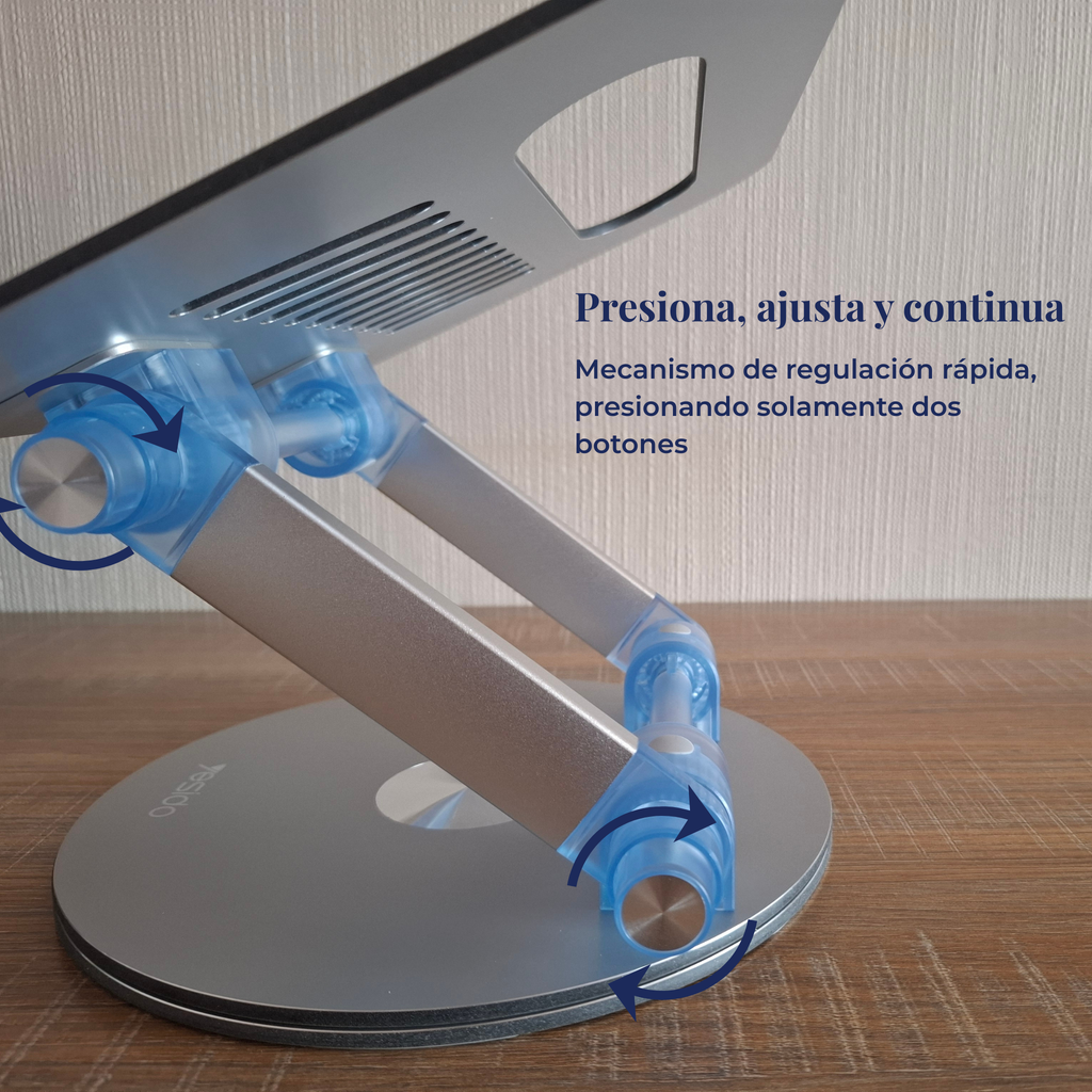 Easyflex - Soporte 360° para laptop con regulación rápida