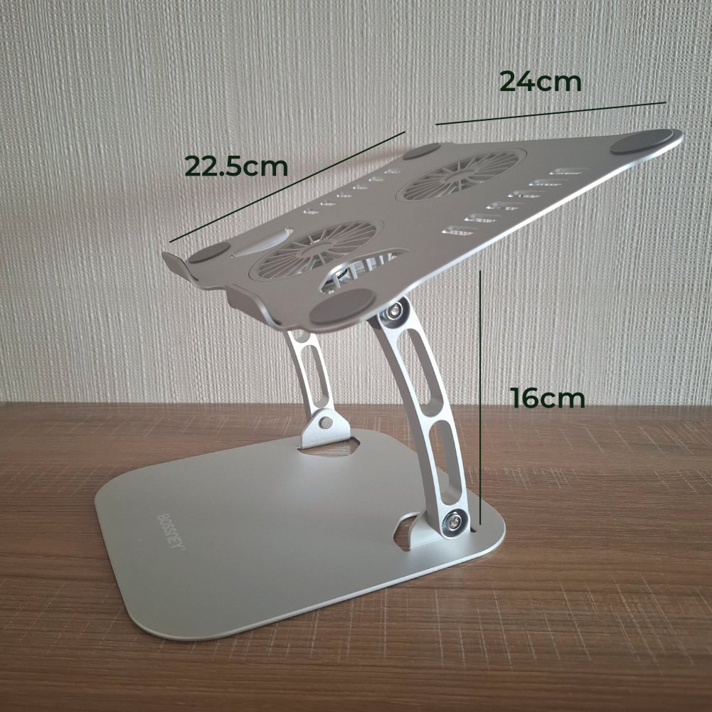 Soporte laptop con cooler y luces led - Imagen 4