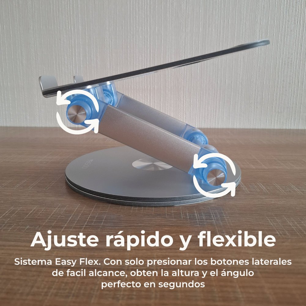 Soporte laptop giro 360 - sistema easy flex - Imagen 4